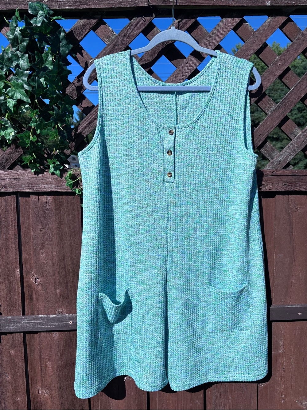 Romper Shorts & Sleeveless | Soft & Comfy | Size Large
